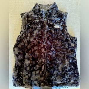 Women’s reversible North Face vest, Large, black
